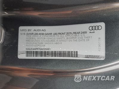 Zdjęcie 13 z 15 samochodu: 2016 AUDI S5 PREMIUM PLUS VIN:WAUC4AFR7GA026481 - miniatura