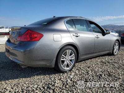 Trzecie zdjęcie samochodu z tyłu: 2013 INFINITI G37 BASE VIN:JN1CV6APXDM719920 - miniatura