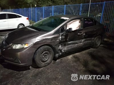 2013 HONDA CIVIC LX 2HGFB2F57DH571829 - główne zdjęcie licytacji z USA - miniatura