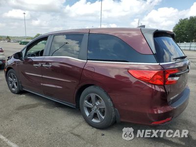 Drugie zdjęcie samochodu z przodu: 2021 HONDA ODYSSEY EX VIN:5FNRL6H55MB016347 - miniatura
