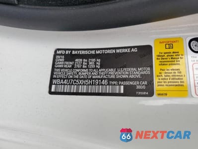 Zdjęcie 12 z 12 samochodu: 2017 BMW 430I VIN:WBA4U7C5XH5H19146 - miniatura