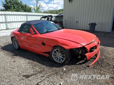 Czwarte zdjęcie samochodu z boku: 2005 BMW Z4 2.5 VIN:4USBT33575LR71151 - miniatura