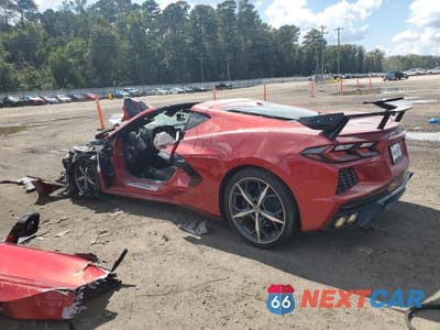 Trzecie zdjęcie samochodu z tyłu: 2022 CHEVROLET CORVETTE STINGRAY 2LT VIN:1G1YB2D42N5109200 - miniatura
