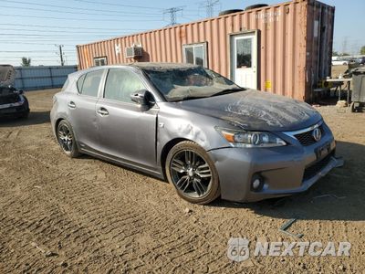 Czwarte zdjęcie samochodu z boku: 2012 LEXUS CT 200 VIN:JTHKD5BH1C2078971 - miniatura