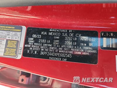 Zdjęcie 12 z 14 samochodu: 2023 KIA FORTE LX VIN:3KPF24ADXPE682545 - miniatura