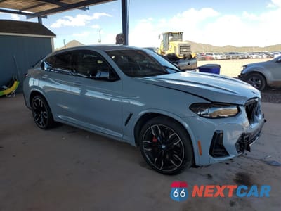 Czwarte zdjęcie samochodu z boku: 2024 BMW X4 M40I VIN:5UX43DT04R9U44906 - miniatura