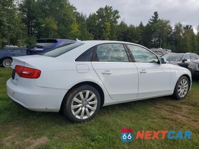 Czwarte zdjęcie samochodu z boku: 2013 AUDI A4 PREMIUM VIN:WAUAFAFL2DN011002 - miniatura