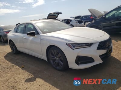 Czwarte zdjęcie samochodu z boku: 2022 ACURA TLX TECH A VIN:19UUB5F51NA000944 - miniatura