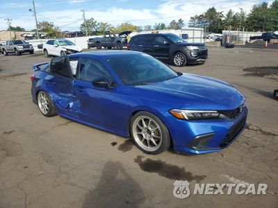Czwarte zdjęcie samochodu z boku: 2022 HONDA CIVIC SI VIN:2HGFE1E58NH473221 - miniatura