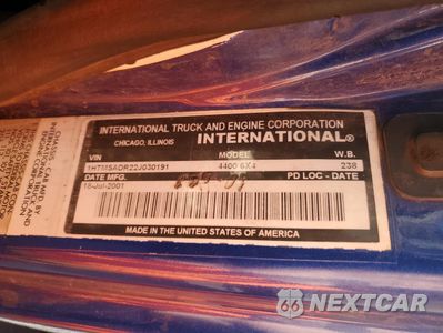 Zdjęcie 10 z 11 samochodu: 2002 INTERNATIONAL 4400 TANK TRUCK VIN:1HTMSADR22J030191 - miniatura