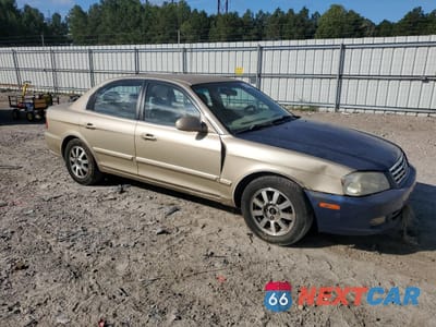 Czwarte zdjęcie samochodu z boku: 2002 KIA OPTIMA MAGENTIS VIN:KNAGD128225158631 - miniatura