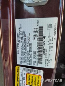 Zdjęcie 12 z 14 samochodu: 2017 FORD FUSION SE VIN:3FA6P0T94HR367596 - miniatura