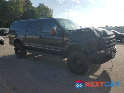 Czwarte zdjęcie samochodu z boku: 2005 FORD EXCURSION LIMITED VIN:1FMSU43P95ED02843 - miniatura
