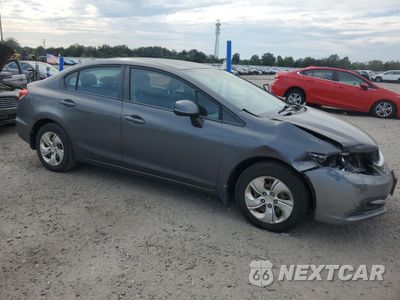 Czwarte zdjęcie samochodu z boku: 2013 HONDA CIVIC LX VIN:2HGFB2F54DH586630 - miniatura