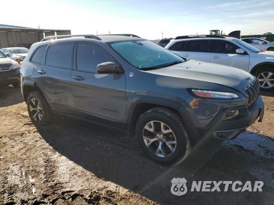 Czwarte zdjęcie samochodu z boku: 2014 JEEP CHEROKEE TRAILHAWK VIN:1C4PJMBS7EW255847 - miniatura