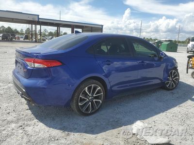 Trzecie zdjęcie samochodu z tyłu: 2020 TOYOTA COROLLA SE VIN:JTDS4RCE5LJ040310 - miniatura