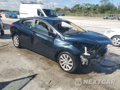 Czwarte zdjęcie samochodu z boku: 2013 HYUNDAI ELANTRA GLS VIN:KMHDH4AE9DU559326 - miniatura