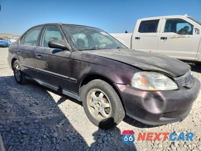 Czwarte zdjęcie samochodu z boku: 2000 HONDA CIVIC EX VIN:1HGEJ8643YL004583 - miniatura