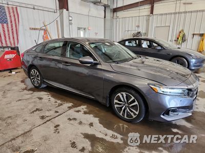 Czwarte zdjęcie samochodu z boku: 2021 HONDA ACCORD HYBRID EXL VIN:1HGCV3F59MA001524 - miniatura