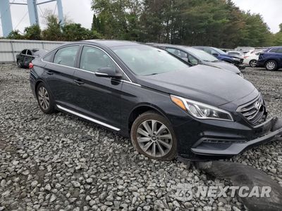 Czwarte zdjęcie samochodu z boku: 2017 HYUNDAI SONATA SPORT VIN:5NPE34AF1HH464372 - miniatura