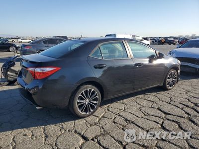 Trzecie zdjęcie samochodu z tyłu: 2014 TOYOTA COROLLA L VIN:5YFBURHEXEP006550 - miniatura