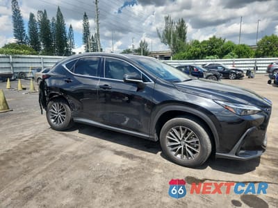 Czwarte zdjęcie samochodu z boku: 2022 LEXUS NX 350 VIN:2T2GGCEZ0NC011446 - miniatura