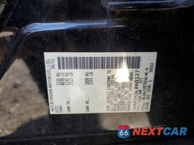 Zdjęcie 13 z 13 samochodu: 2011 NISSAN MAXIMA S VIN:1N4AA5AP2BC860127 - miniatura