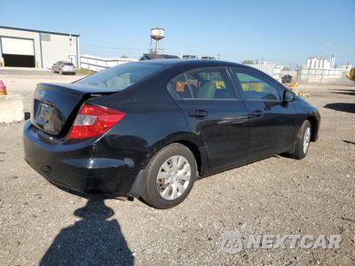 Trzecie zdjęcie samochodu z tyłu: 2012 HONDA CIVIC LX VIN:19XFB2F54CE002011 - miniatura