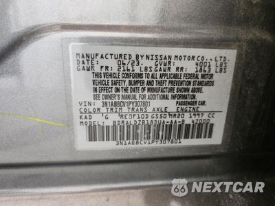 Zdjęcie 12 z 12 samochodu: 2023 NISSAN SENTRA SV VIN:3N1AB8CV1PY307801 - miniatura