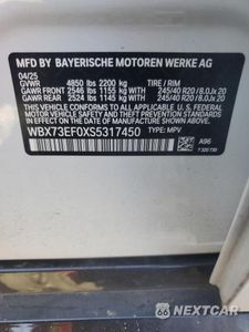 Zdjęcie 12 z 12 samochodu: 2025 BMW X1 XDRIVE28I VIN:WBX73EF0XS5317450 - miniatura