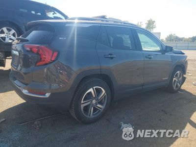 Trzecie zdjęcie samochodu z tyłu: 2019 GMC TERRAIN SLT VIN:3GKALPEV7KL305188 - miniatura