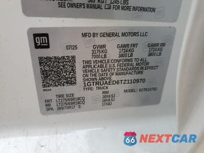 Zdjęcie 13 z 13 samochodu: 2026 GMC SIERRA VIN:1GTRUAED6TZ110970 - miniatura