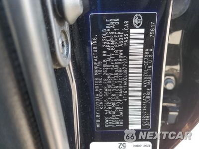 Zdjęcie 12 z 13 samochodu: 2020 TOYOTA CAMRY SE VIN:4T1G11AK6LU877277 - miniatura