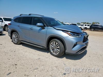 Czwarte zdjęcie samochodu z boku: 2023 TOYOTA HIGHLANDER L VIN:5TDKDRAH6PS510527 - miniatura