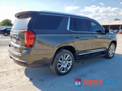 Trzecie zdjęcie samochodu z tyłu: 2021 GMC YUKON SLT VIN:1GKS1BKD6MR441493 - miniatura