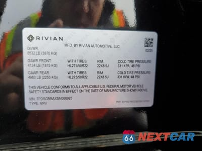 Zdjęcie 13 z 15 samochodu: 2025 RIVIAN R1S ADVENTURE VIN:7PDSGBBAXSN068925 - miniatura