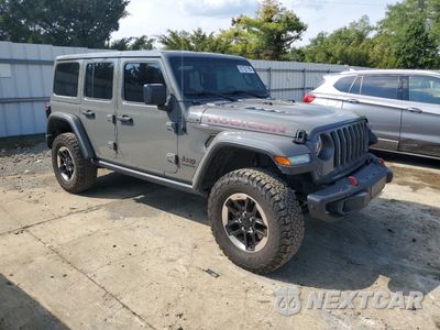 Czwarte zdjęcie samochodu z boku: 2020 JEEP WRANGLER UNLIMITED RUBICON VIN:1C4HJXFG0LW345947 - miniatura