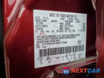 Zdjęcie 12 z 12 samochodu: 2006 FORD F350 SRW SUPER DUTY VIN:1FTWW31P36EC77548 - miniatura