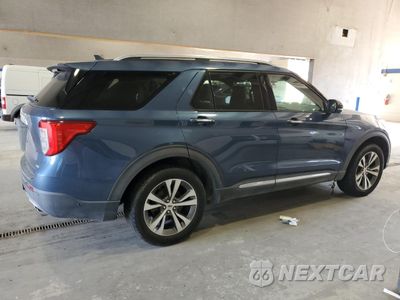 Trzecie zdjęcie samochodu z tyłu: 2020 FORD EXPLORER PLATINUM VIN:1FM5K8HC9LGB27026 - miniatura