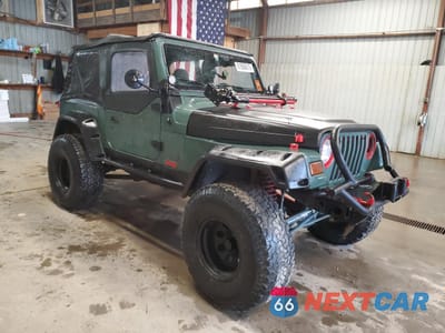 Czwarte zdjęcie samochodu z boku: 1997 JEEP WRANGLER / TJ SE VIN:1J4FY29P2VP449347 - miniatura