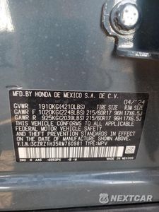 Zdjęcie 12 z 15 samochodu: 2024 HONDA HR-V LX VIN:3CZRZ1H35RM760981 - miniatura