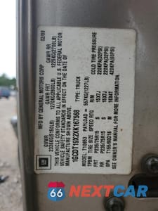 Zdjęcie 12 z 14 samochodu: 1999 CHEVROLET S TRUCK S10 VIN:1GCDT19X2XK167568 - miniatura