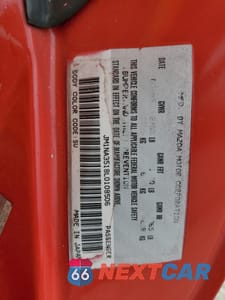 Zdjęcie 12 z 12 samochodu: 1990 MAZDA MX-5 MIATA VIN:JM1NA3518L0108506 - miniatura