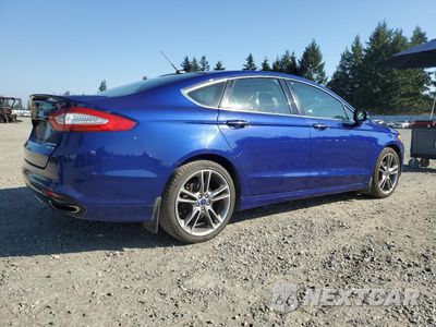 Trzecie zdjęcie samochodu z tyłu: 2014 FORD FUSION TITANIUM VIN:3FA6P0D94ER208328 - miniatura