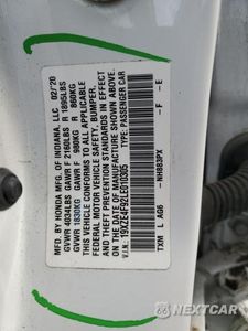 Zdjęcie 12 z 12 samochodu: 2020 HONDA INSIGHT TOURING VIN:19XZE4F92LE010305 - miniatura