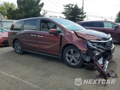 Czwarte zdjęcie samochodu z boku: 2021 HONDA ODYSSEY EX VIN:5FNRL6H55MB016347 - miniatura