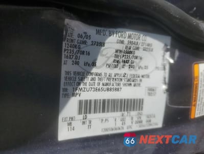 Zdjęcie 13 z 15 samochodu: 2005 FORD EXPLORER XLT VIN:1FMZU73E65UB85887 - miniatura