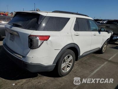 Trzecie zdjęcie samochodu z tyłu: 2021 FORD EXPLORER XLT VIN:1FMSK7DH0MGB17324 - miniatura