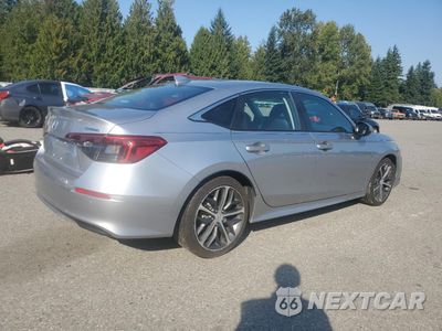 Trzecie zdjęcie samochodu z tyłu: 2024 HONDA CIVIC TOURING VIN:2HGFE1F94RH303445 - miniatura