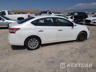 Trzecie zdjęcie samochodu z tyłu: 2013 NISSAN SENTRA S VIN:3N1AB7AP7DL664648 - miniatura